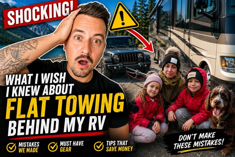 Episode thumbnail: What I Wish I Knew About Flat Towing Behind My RV